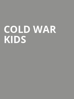 Cold War Kids Poster
