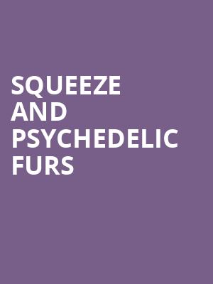 Squeeze and Psychedelic Furs Poster
