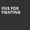 Five for Fighting, Crest Theatre, Sacramento
